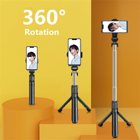 Roreta 2021 nowy bezprzewodowy statyw do Selfie Bluetooth składane monopody do smartfonów Selfie Stick hurtownia Hot 3